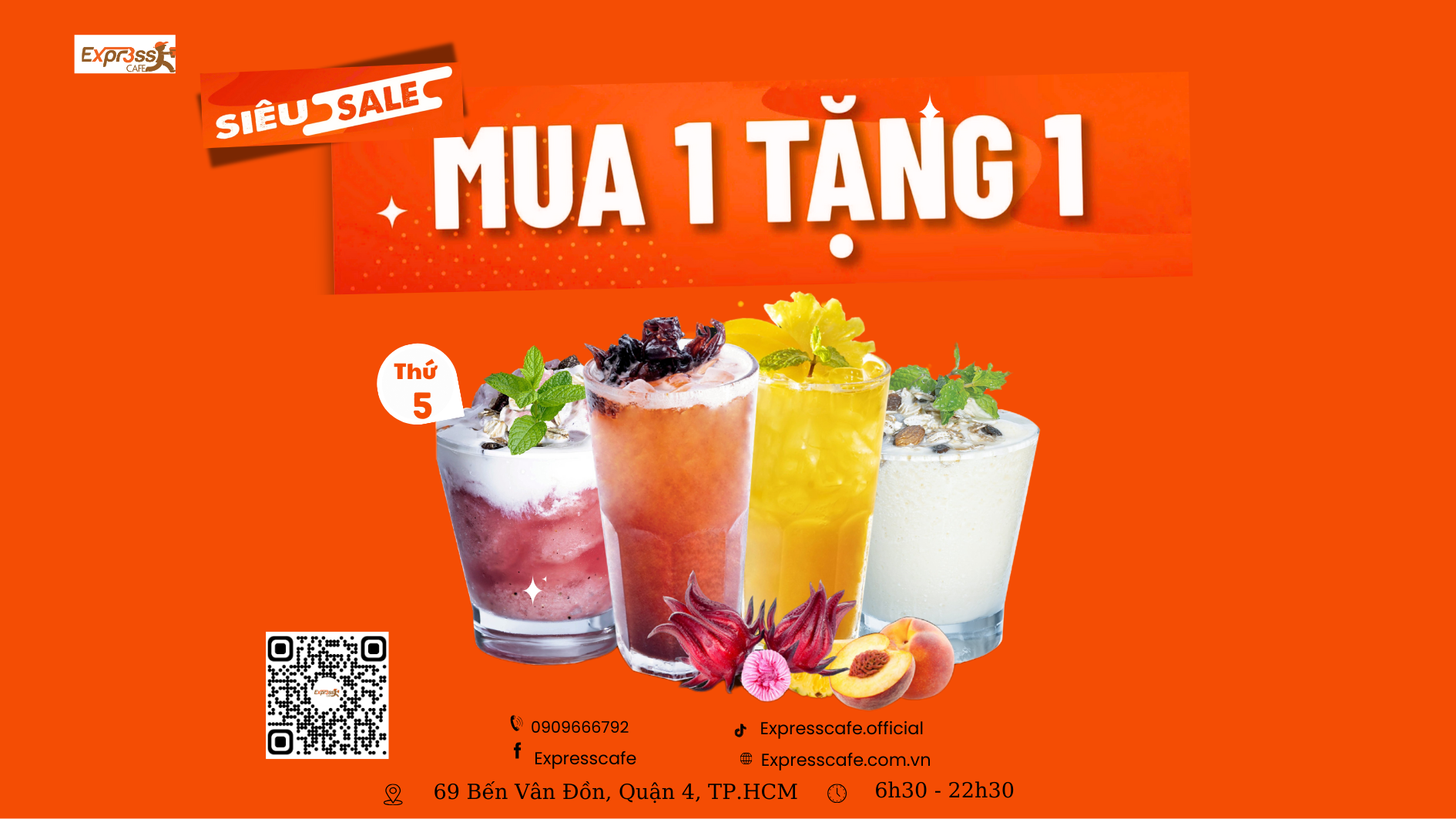 Ưu đãi đặc biệt mỗi thứ 5 - Mua 1 Tặng 1