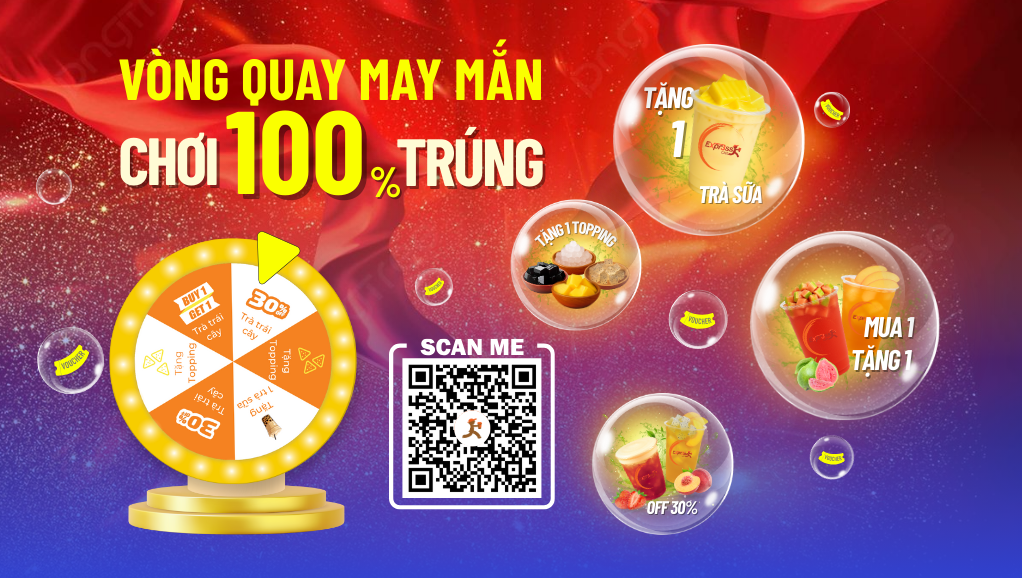 Express Cafe khởi động chương trình “Vòng quay may mắn” – 100% trúng quà