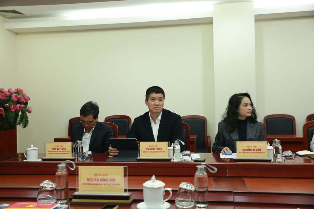 Hiệp hội Blockchain Việt Nam kiến nghị chính sách về việc quản lý, phát triển tài sản số với Ban Chính sách, chiến lược Trung ương