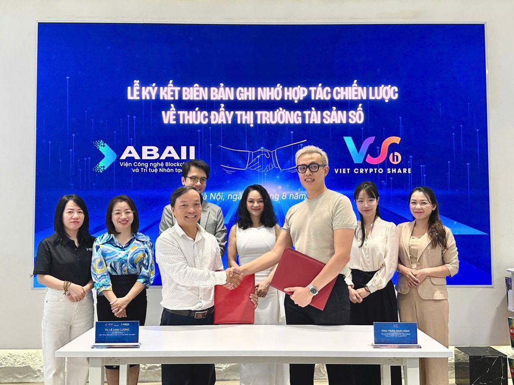 Viện ABAII hợp tác cùng Viet Crypto Share nâng chuẩn đào tạo về Blockchain và AI