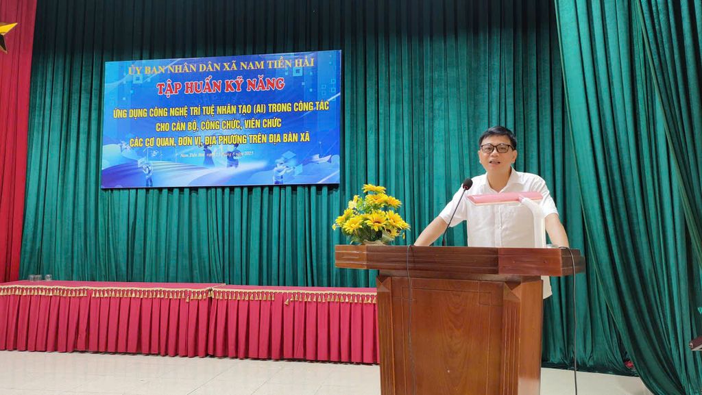 Viện ABAII đồng hành cùng xã Nam Tiền Hải, tỉnh Thái Bình đột phá ứng dụng AI