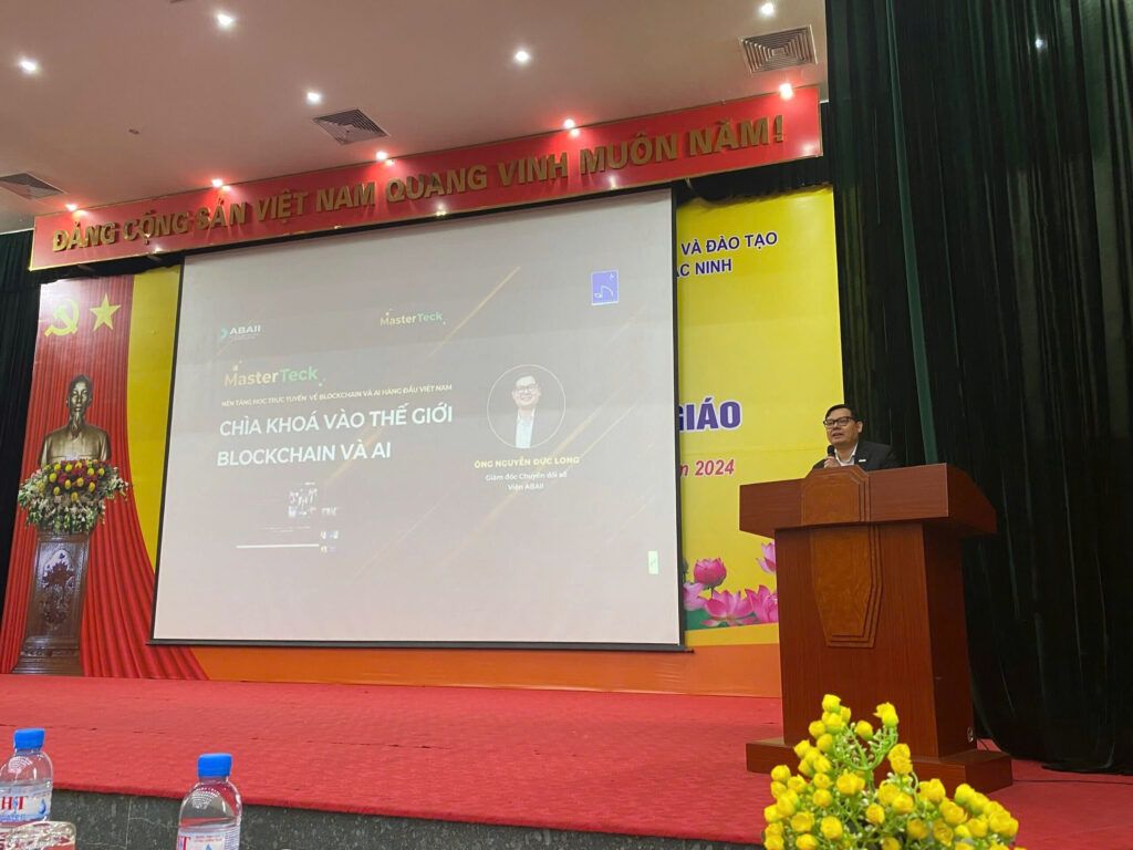 ABAII Schooltour 01: Viện ABAII đưa MasterTeck đến Chuyên Bắc Ninh, mở lối tiếp cận Blockchain và AI