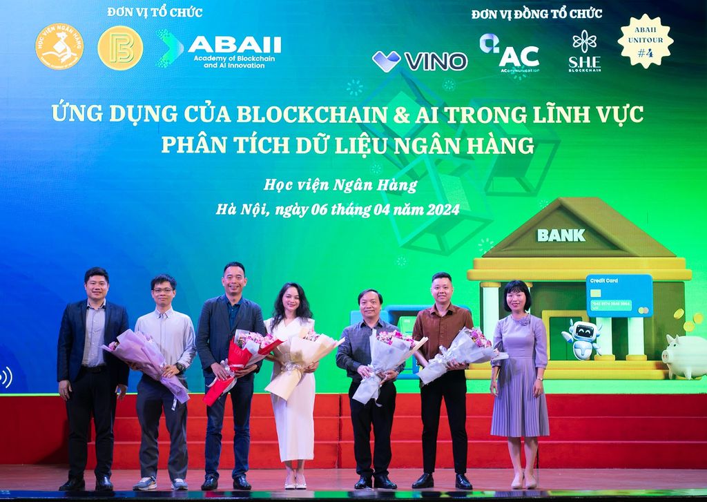 Hội thảo “Ứng dụng của Blockchain và AI vào phân tích dữ liệu ngân hàng” tại Học viện Ngân hàng