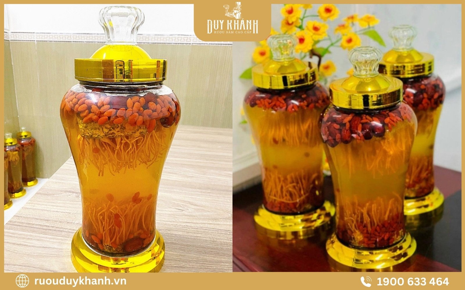 Cách ngâm củ sâm tươi với rượu
