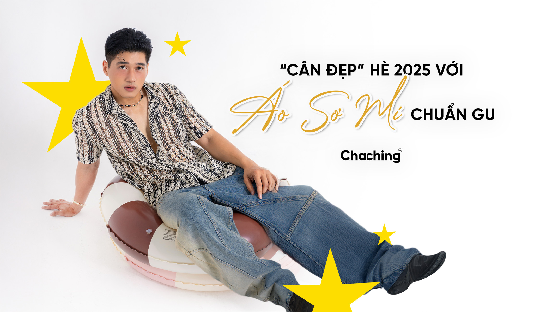 “CÂN ĐẸP” HÈ 2025 VỚI ÁO SƠ MI CHUẨN GU