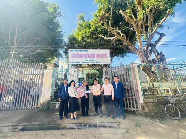 Thăm Cơ Sở Bảo Trợ Xã Hội Trọng Đức