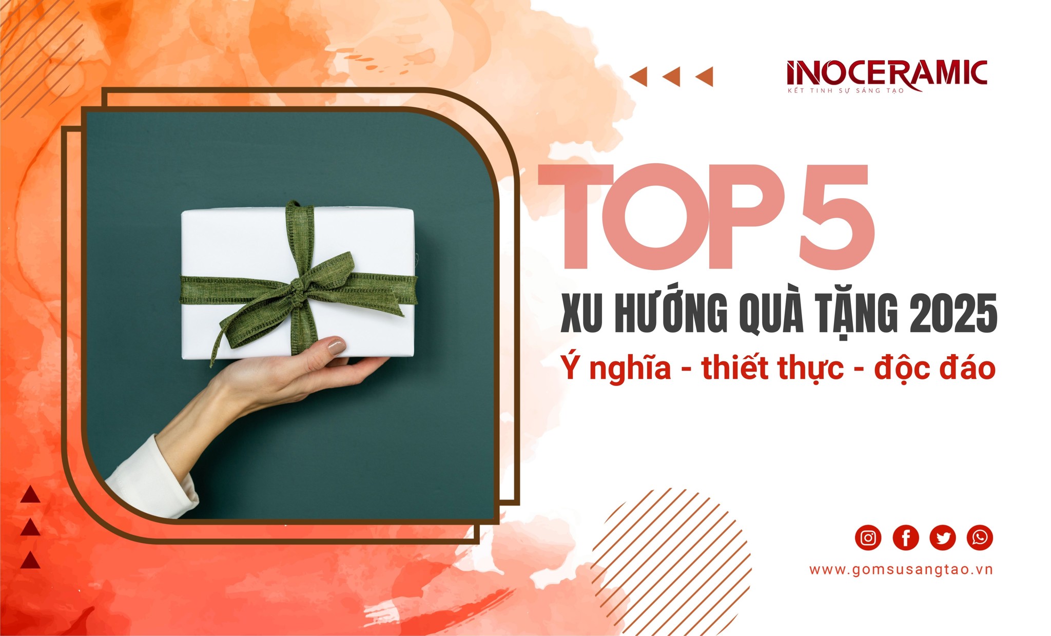 Xu hướng quà tặng doanh nghiệp 2025: Ý nghĩa - thiết thực - độc đáo