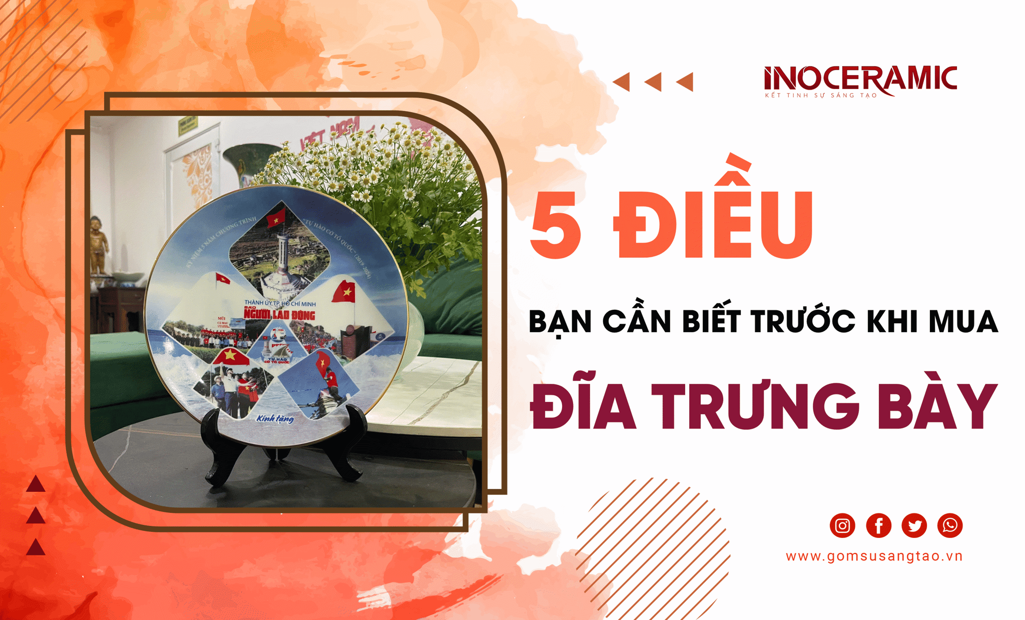 Đĩa trưng bày là gì? 5 Điều bạn cần biết về đĩa trưng bày quà tặng