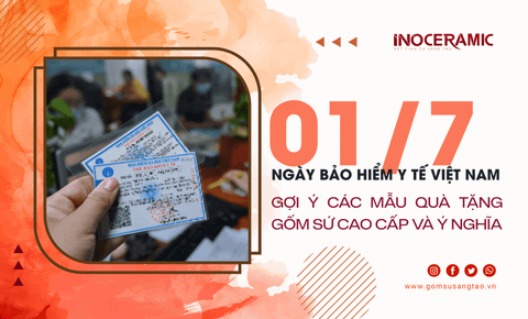 Gợi ý quà tặng gốm sứ cho ngành Bảo hiểm Y Tế Việt Nam