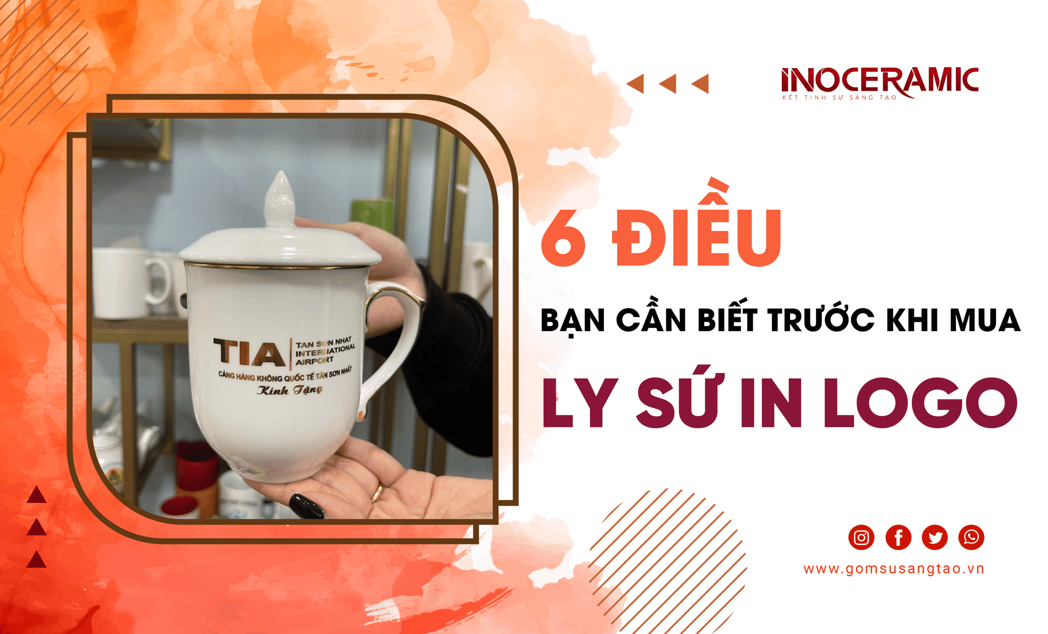 Ly sứ in logo là gì? 6 điều bạn cần biết trước khi mua