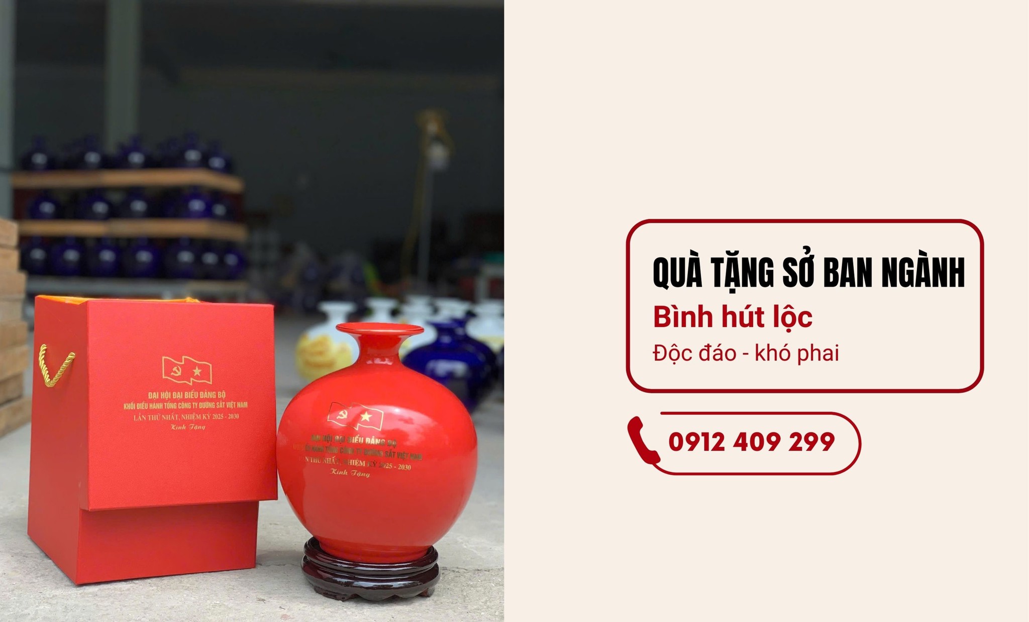 Quà tặng kỷ niệm 80 năm thành lập sở, ban, ngành