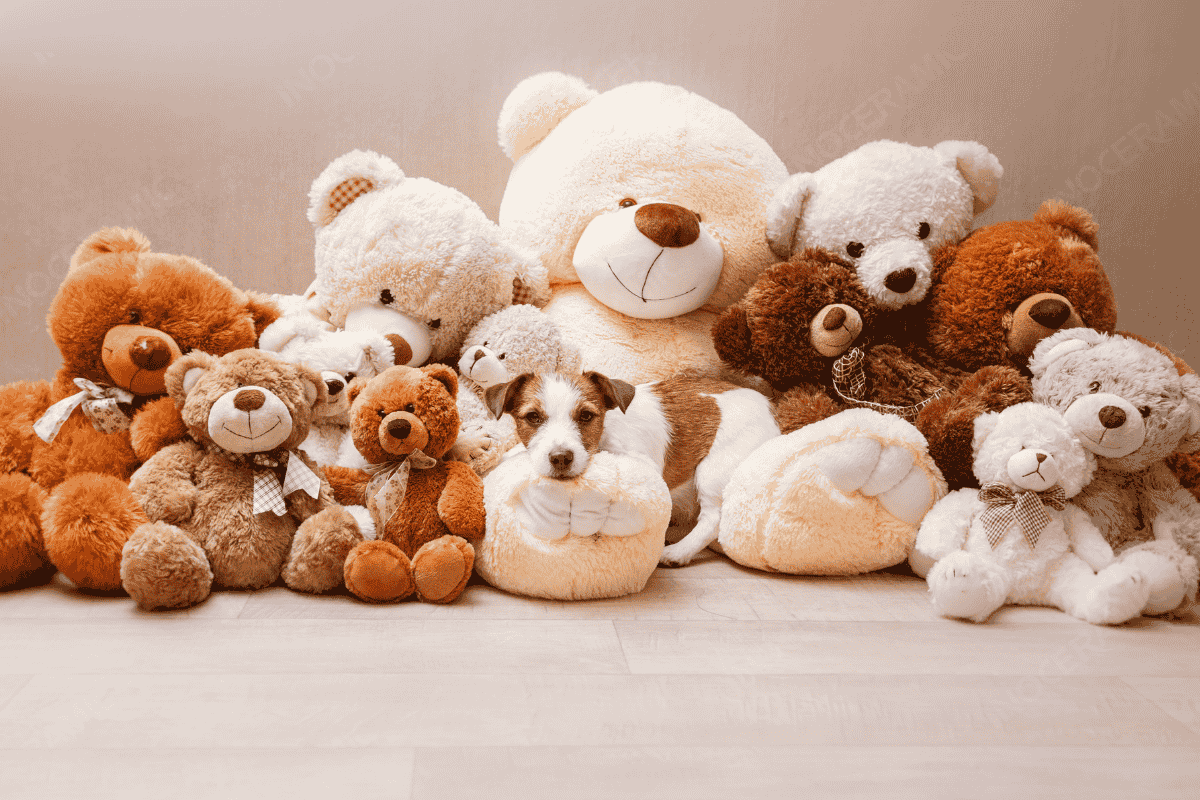 Gấu bông mềm mại làm quà cho bé gái