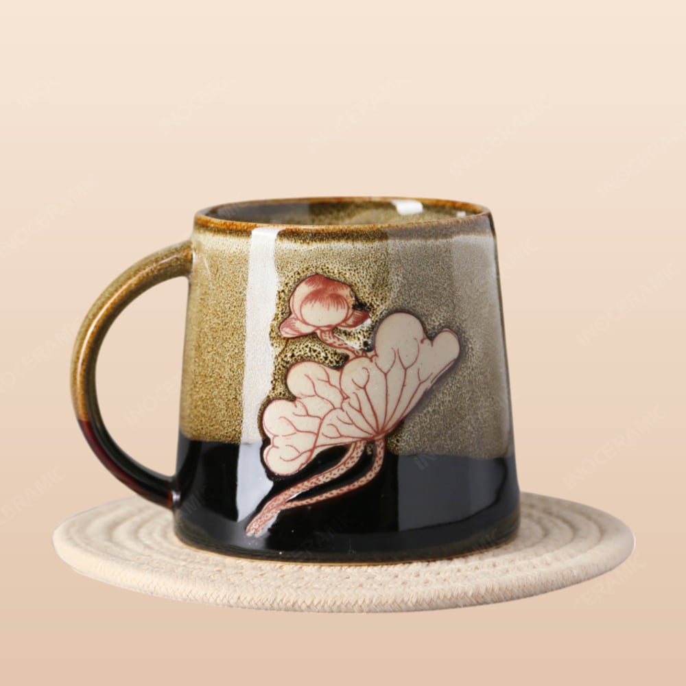 Ly cốc sứ Bát Tràng in logo quà tặng