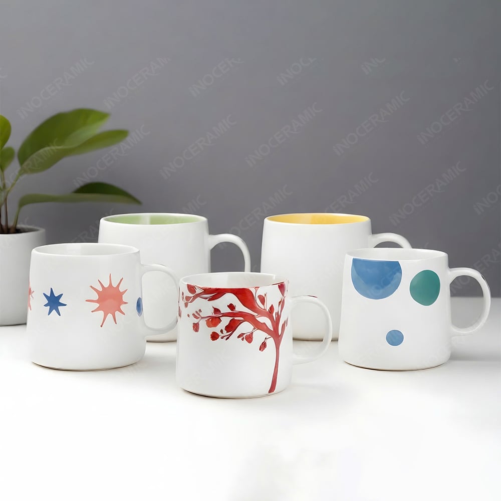 Ly cốc sứ Bát Tràng in logo quà tặng