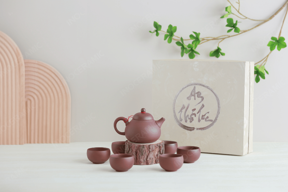 Ấm chén trà An Thổ Trúc là dòng ấm mang đậm tinh thần của người Việt