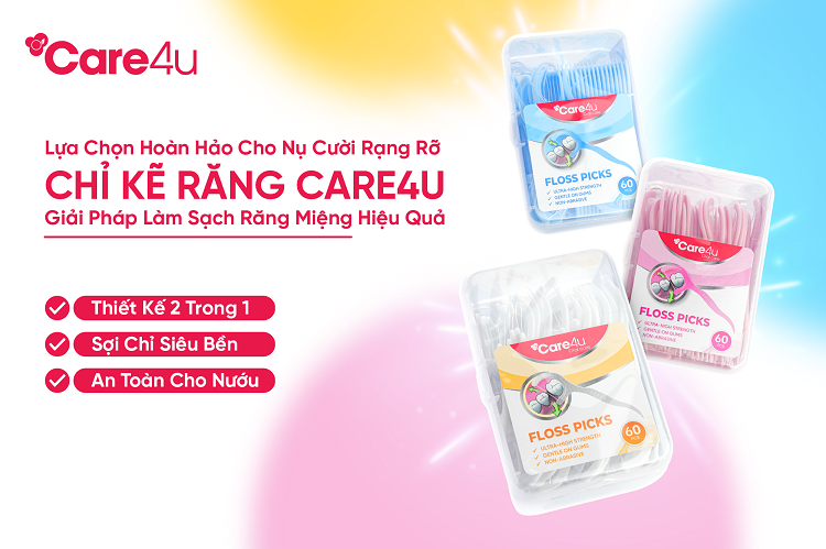 Ra mắt sản phẩm mới- Chỉ kẽ răng Care4u giúp bảo vệ răng miệng hiệu quả