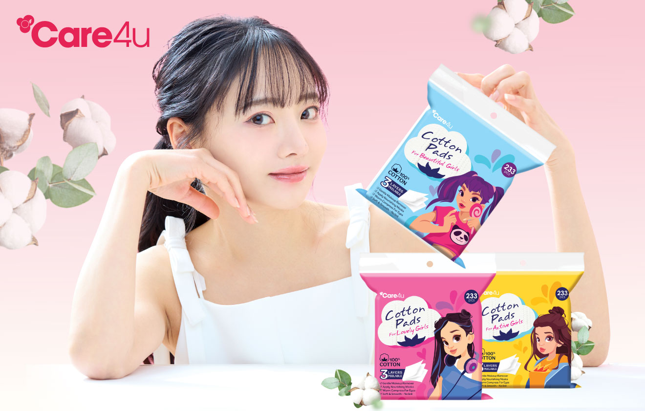 Bông tẩy trang 3 lớp – Lựa chọn nhỏ khác biệt lớn từ Care4U