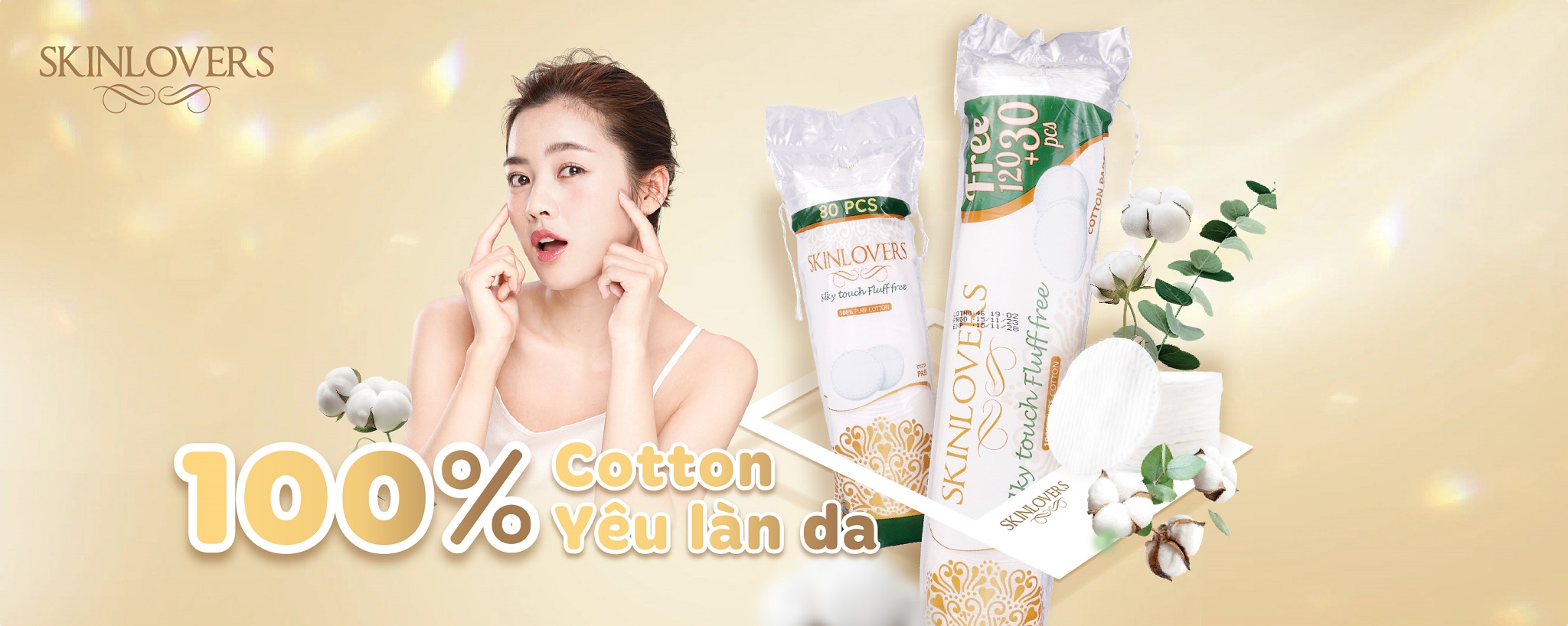 Bông tẩy trang Skinlovers