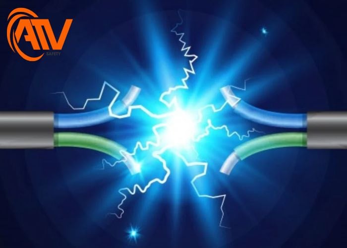 Hình minh họa dòng chạy của tĩnh điện