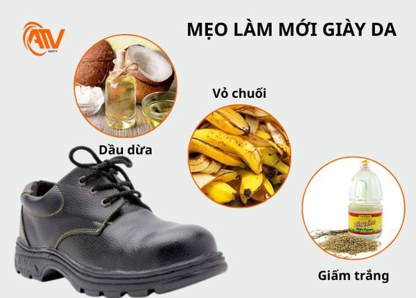 Các nguyên liệu tự nhiên để làm mới giày da hiệu quả