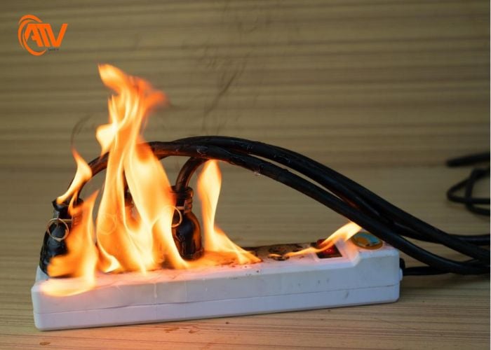 Ổ điện cắm quá nhiều gây nguy hiểm