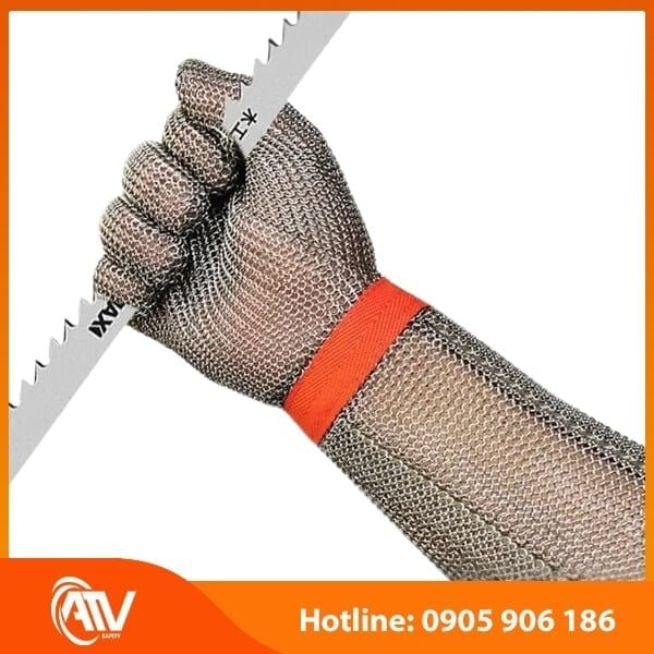 Găng Tay Chống Cắt Inox Loại Dài 37cm