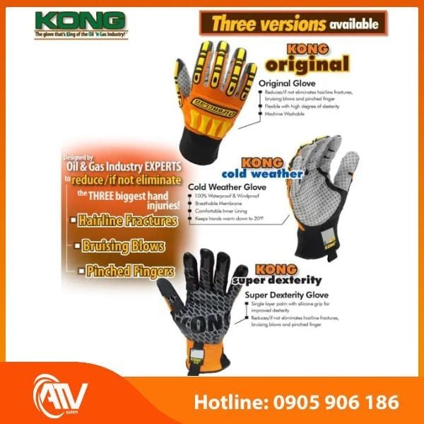 Găng tay chống va đập Kong Original SDX2
