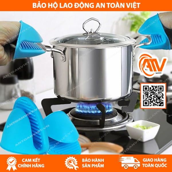 Găng tay silicon cách nhiệt- kẹp đồ nóng Hàn Quốc