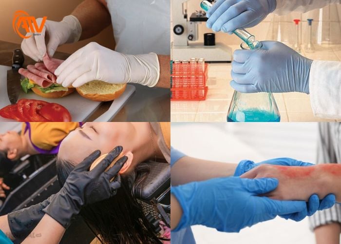 Các ứng dụng khác của găng tay vô trùng