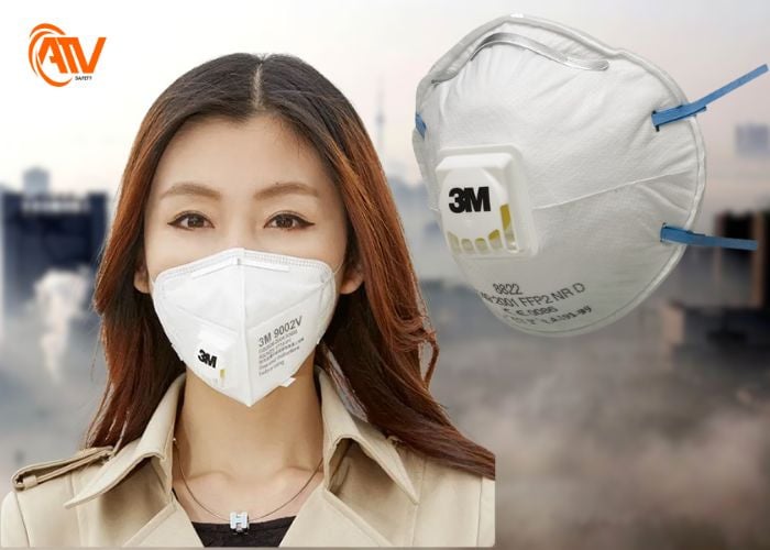 Khẩu trang có van thở phù hợp trong môi trường bụi
