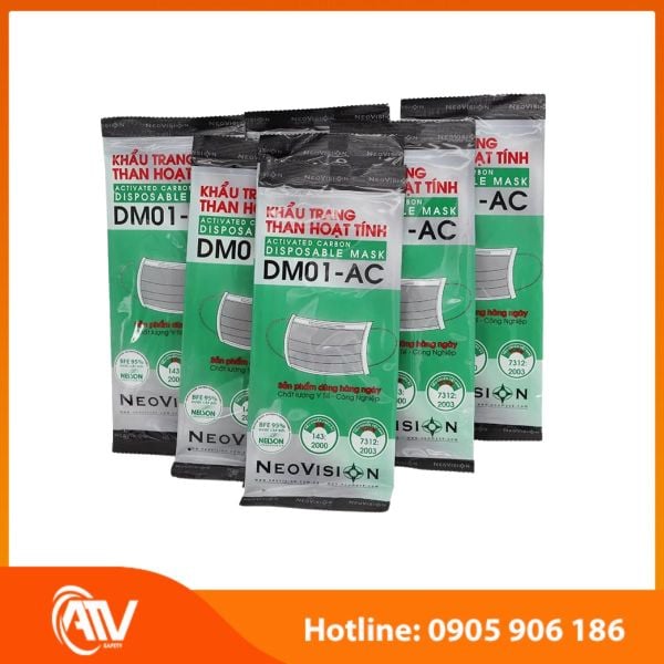 Khẩu trang than hoạt tính NeoVision DM01-AC ứng dụng trong nhiều ngành nghề