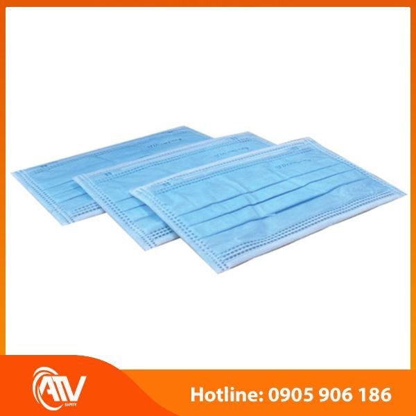 Khẩu Trang Y Tế 4 Lớp Màu Xanh