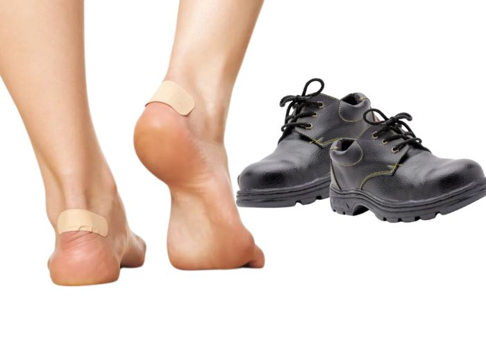 Đi giày gây ra phồng rộp chân