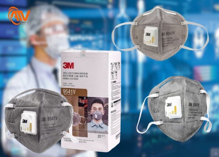 Khẩu trang 3M 9541V có van lọc bụi mịn