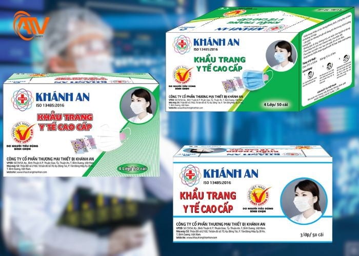 Khẩu trang 4 lớp bảo vệ Khánh An
