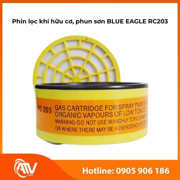 Phin lọc khí hữu cơ phun sơn Blue Eagle RC203