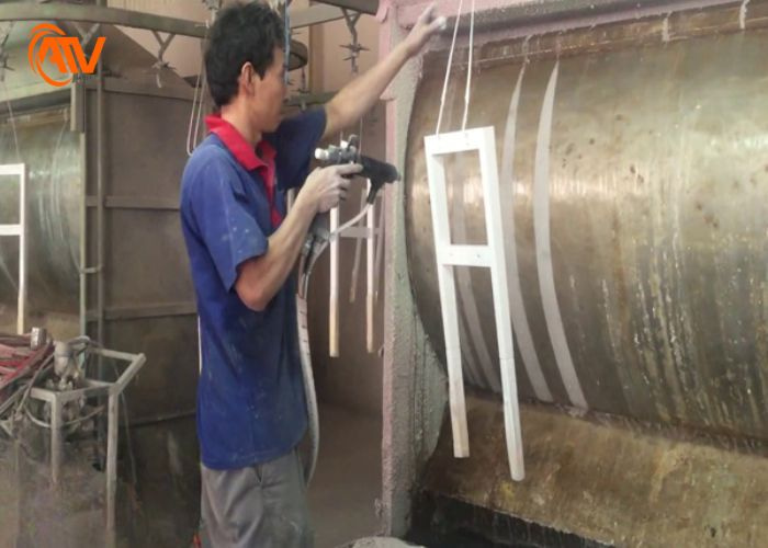 Sơn tĩnh điện gỗ thông dụng