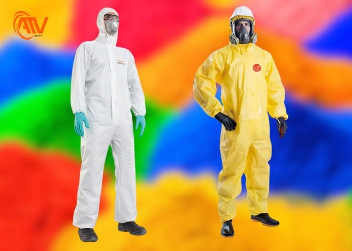 Quần áo bảo hộ được sử dụng trong sơn tĩnh điện