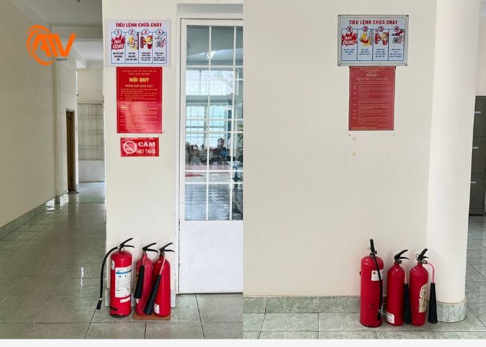 Cách treo bảng tiêu lệnh PCCC