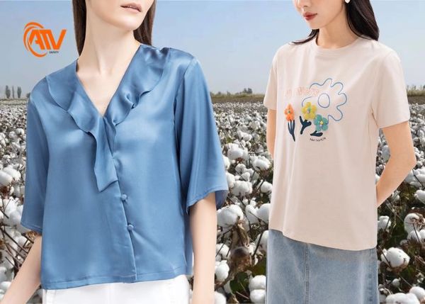 Thời trang cao cấp với vải cotton lụa và vải cotton thun