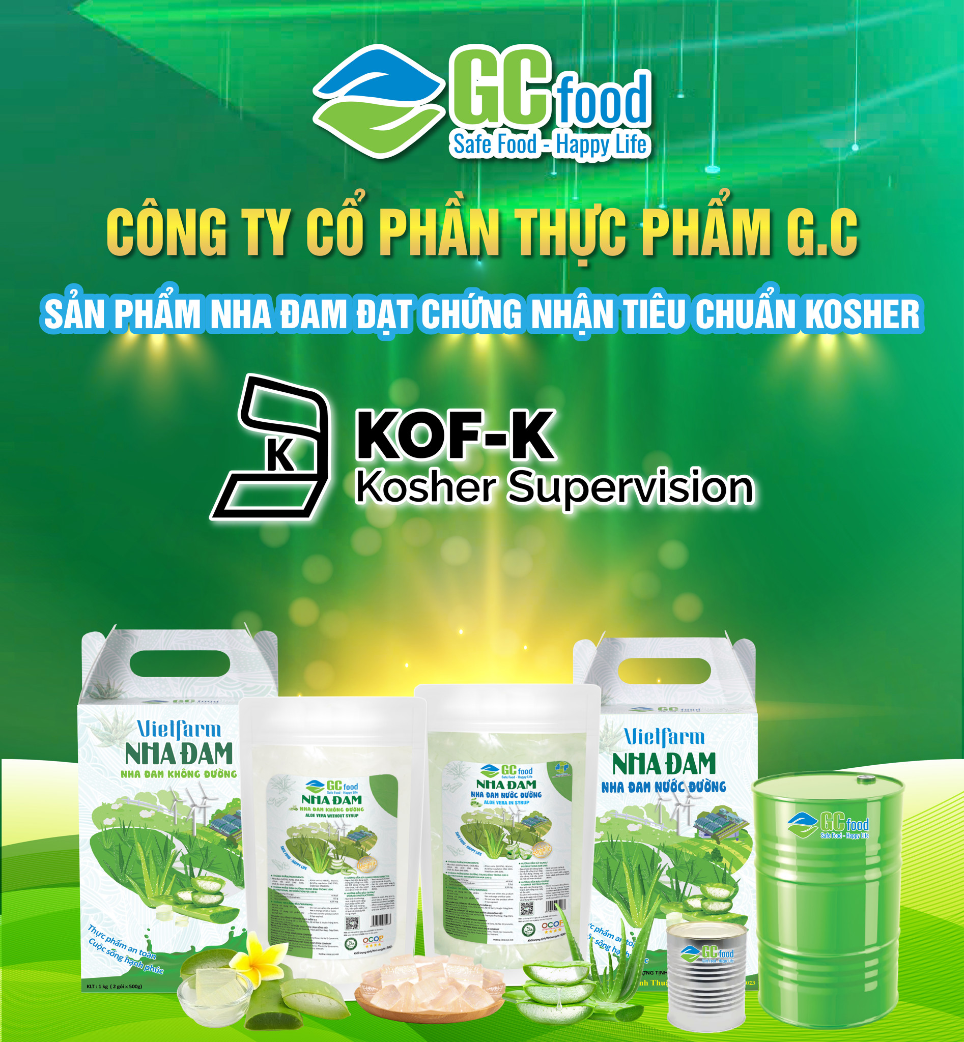 Nha đam Vietfarm đạt chứng nhận Kosher, sẵn sàng bứt phá thị trường toàn cầu
