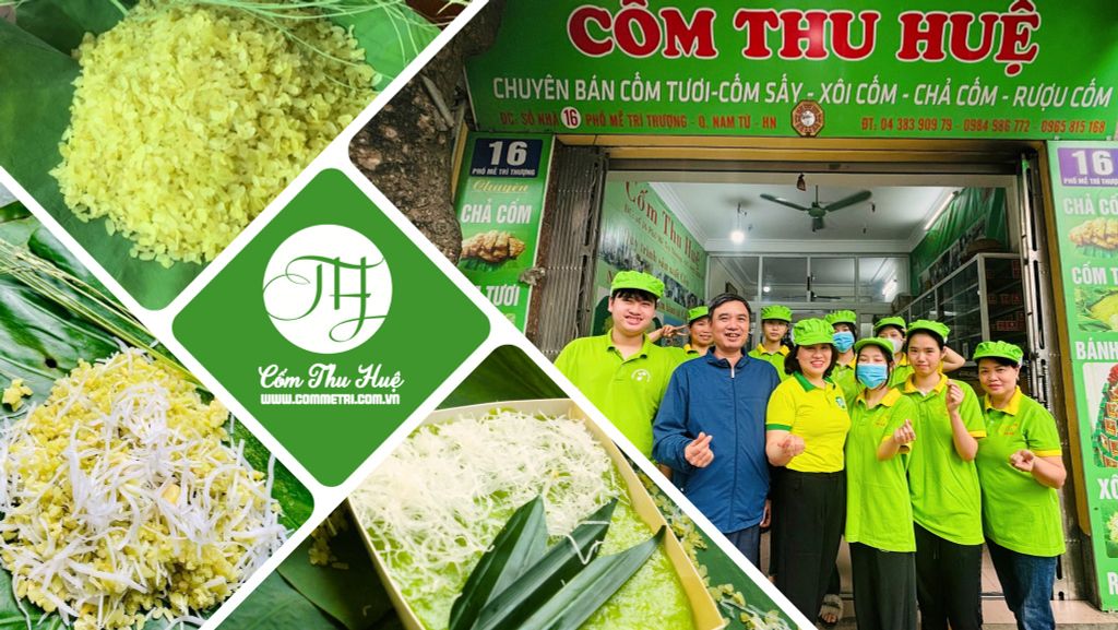 cốm thu huệ làng cốm mễ trì