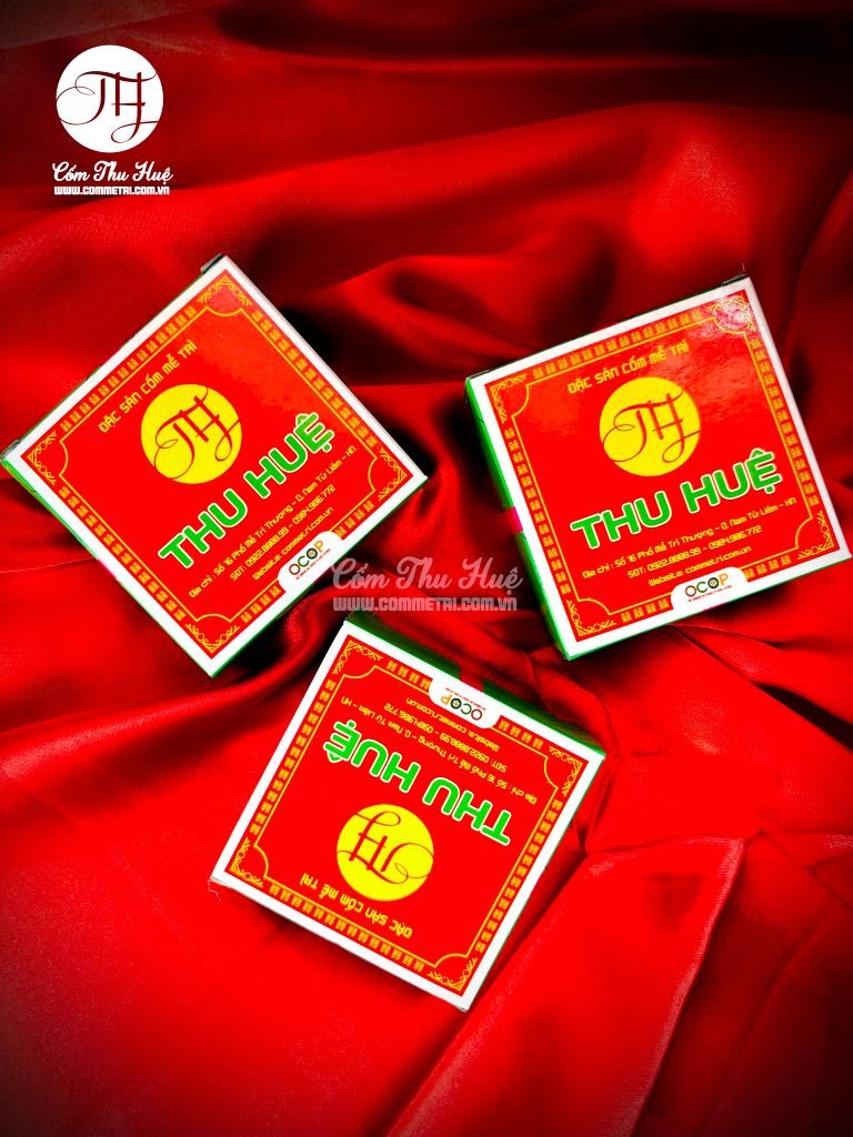 bánh cốm mễ trì cốm thu huệ