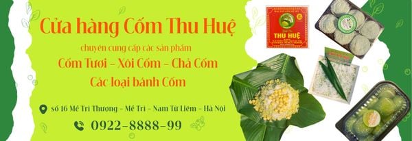 cửa hàng cốm thu huệ thông tin đặt hàng