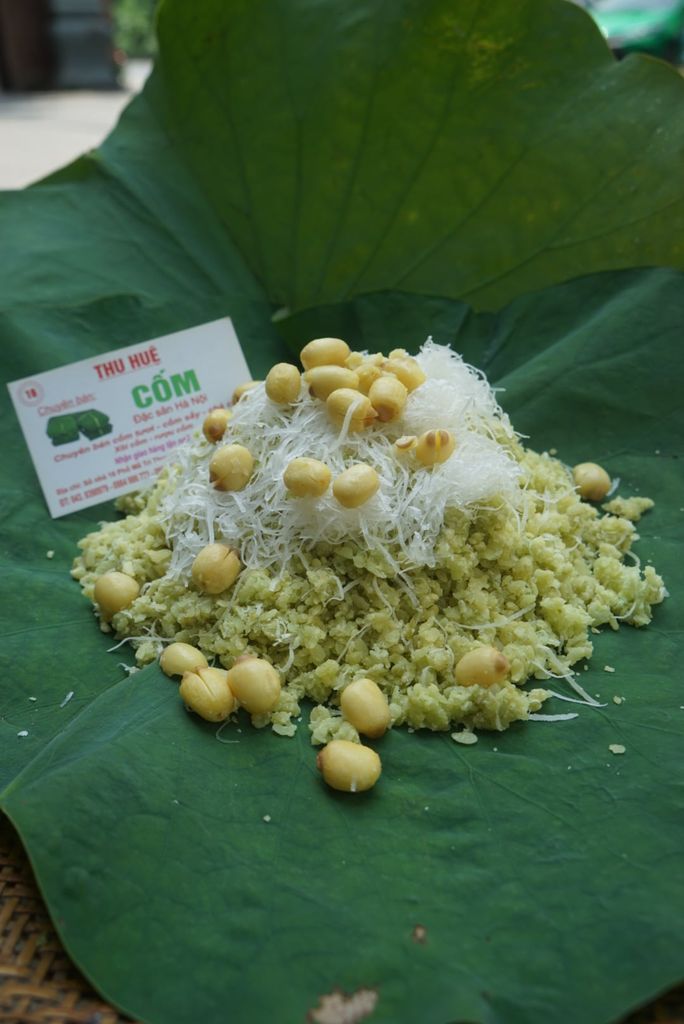 Xôi cốm dừa non đậu xanh