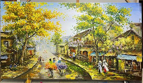 Cách lựa tranh phong thuỷ sơn dầu cho người mệnh Thổ