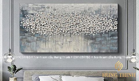 Tranh Trừu Tượng Thêm Nét Tinh Tế Sang Trọng Cho Không Gian Nhà Bạn