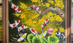 Ý nghĩa tranh hoa sen và cách treo đúng phong thủy