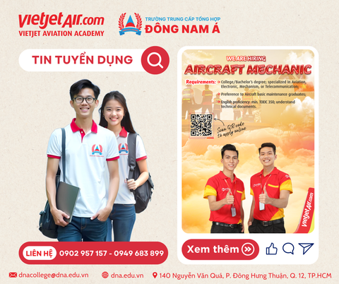 VIETJET IS HIRING AIRCRAFT MECHANICS!