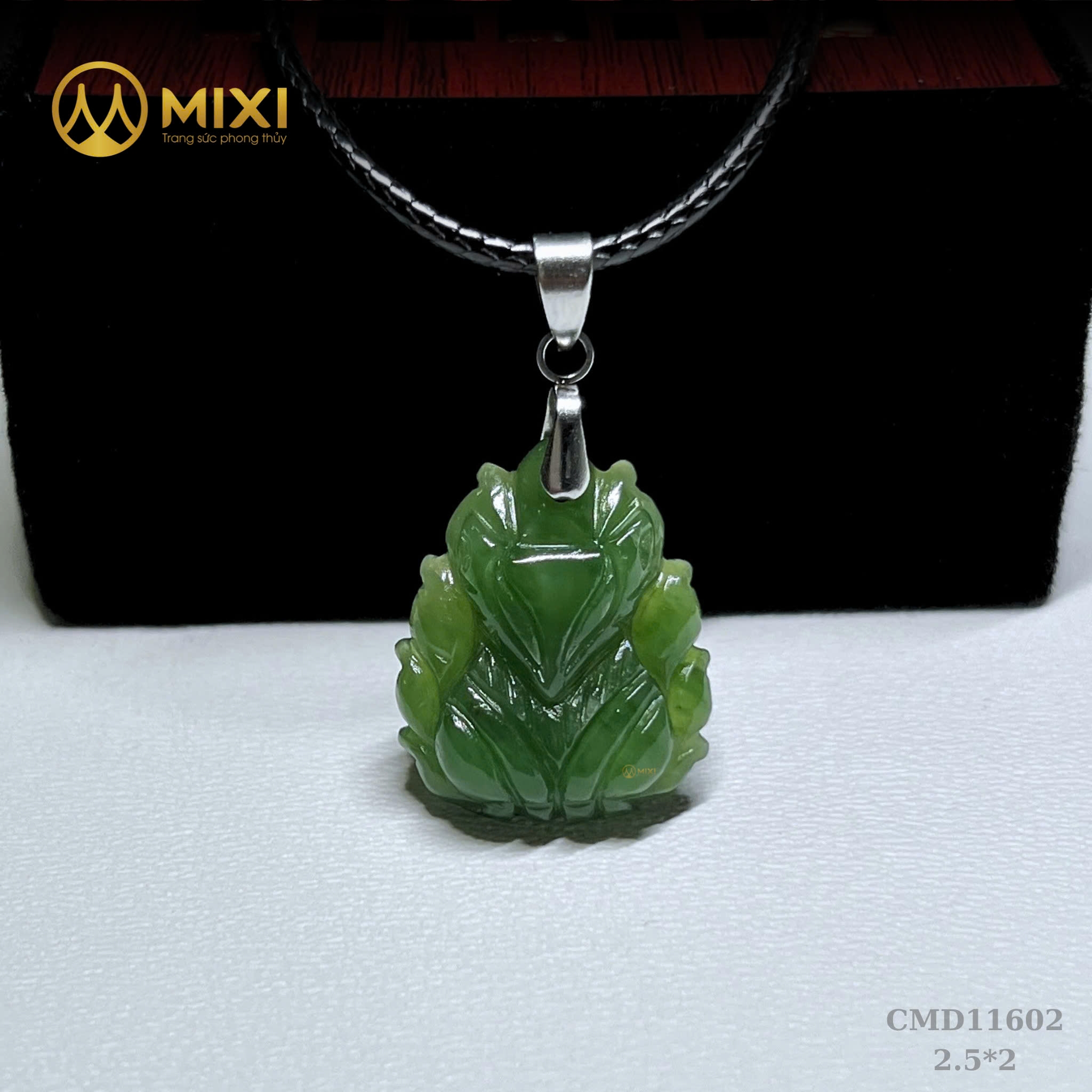 MẶT DÂY HỒ LY NGỌC NEPHRITE CHÚA – THU HÚT TÌNH DUYÊN, VƯỢNG KHÍ NHÂN DUYÊN & HỘ THÂN NHẸ NHÀNG